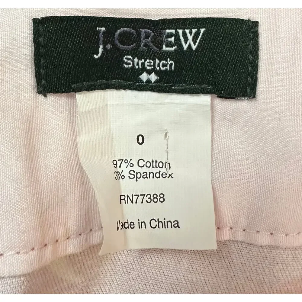 J. Crew Floral Cotton Mini Skirt Purple White 15432 Size 0